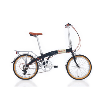Bianchi New Vintage 20 Jant 7 Vites Katlanır Şehir / Tur Bisikleti Siyah