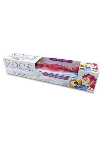 R.O.C.S. Meyveli Organik Florürsüz 3-7 Yaş Çocuk Diş Macunu 35 ml
