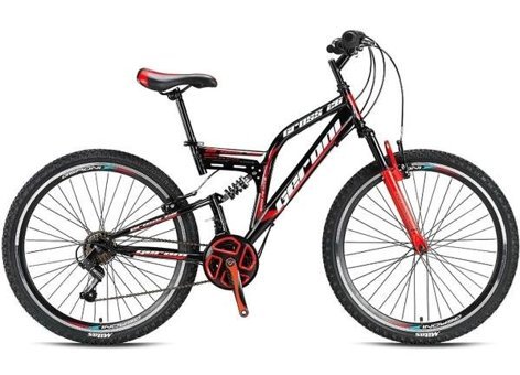 Geroni Fxc 100 26 Jant 21 Vites Dağ Bisikleti Beyaz-Kırmızı-Siyah