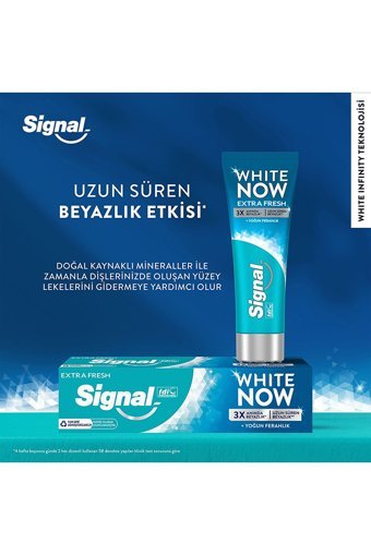 Signal White Now Naneli Florürlü Diş Macunu 5x75 ml