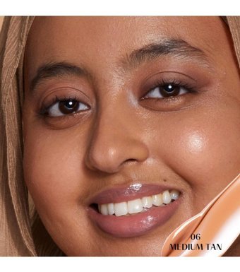 Huda Beauty GloWish Bright Light Sheer 06 Medium Tan Göz Altı Likit Fırça Kapatıcı