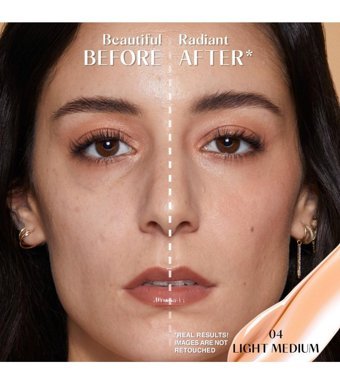 Huda Beauty GloWish Bright Light Sheer 04 Light Medium Göz Altı Likit Fırça Kapatıcı