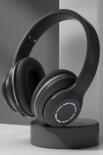 Torima Sn-36 Android & iOS Uyumlu 5.1 Silikonsuz Kablosuz Kulak Üstü Bluetooth Kulaklık Siyah