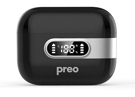 Preo Ms38 Android & iOS Uyumlu 5.4 Silikonlu Kablosuz Kulak İçi Bluetooth Kulaklık Siyah