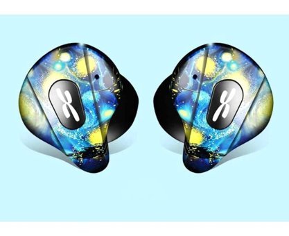 Plextone 4Life Android & iOS Uyumlu Su Geçirmez Çift Mikrofonlu 5.0 Silikonlu Oyuncu Kablosuz Kulak İçi Bluetooth Kulaklık Mavi