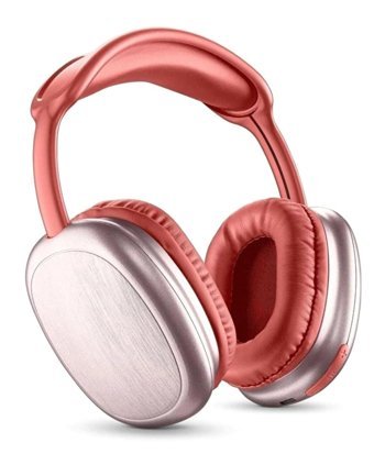 Cellular Line Music Sound Maxi 2 Android & iOS Uyumlu 5.0 Silikonsuz Kablosuz Kulak Üstü Bluetooth Kulaklık Kırmızı