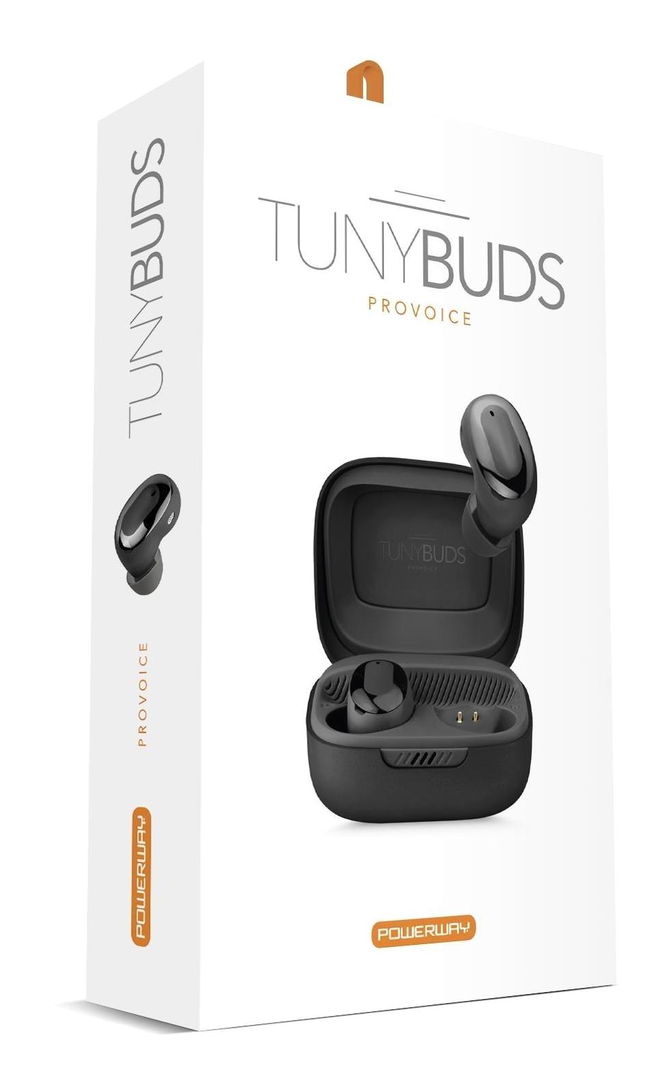 Powerway Tunybuds Android & iOS Uyumlu 5.0 Silikonlu Kablosuz Kulak İçi Bluetooth Kulaklık Siyah