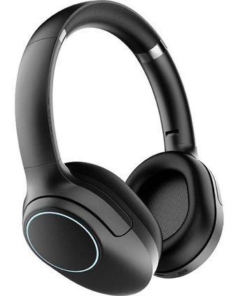 Lapas LP-HD003 5.4 Işıklı Silikonsuz Kablosuz Kulak Üstü Bluetooth Kulaklık Siyah