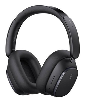 Baseus Bowie H1 Pro Su Geçirmez 5.3 Silikonsuz Gürültü Önleyici Oyuncu Kablosuz Kulak Üstü Bluetooth Kulaklık Siyah