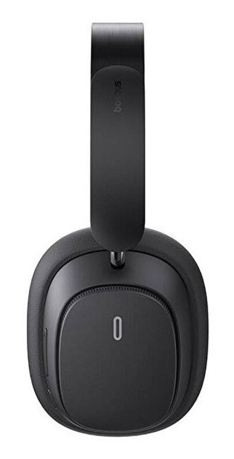 Baseus Bowie H1 Pro Su Geçirmez 5.3 Silikonsuz Gürültü Önleyici Oyuncu Kablosuz Kulak Üstü Bluetooth Kulaklık Siyah