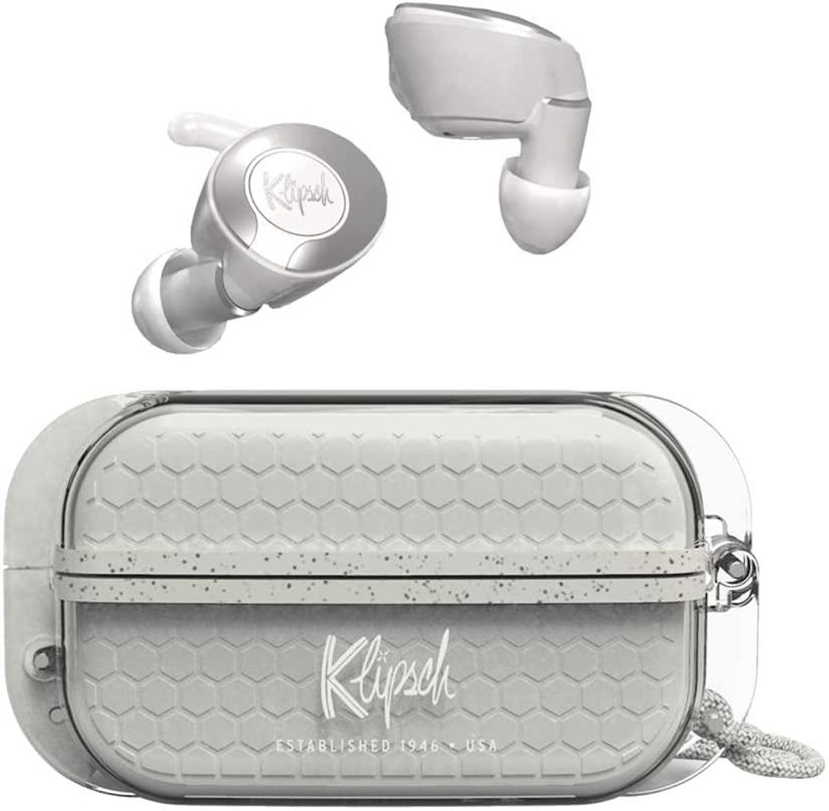 Klipsch T5 II True Wireless Android & iOS Uyumlu Su Geçirmez 4 Mikrofonlu 5.0 Silikonlu Gürültü Önleyici Kablosuz Kulak İçi Bluetooth Kulaklık Beyaz