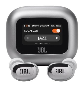 JBL Live Buds 3 Android & iOS Uyumlu Su Geçirmez 6 Mikrofonlu 5.3 Işıklı Silikonlu Gürültü Önleyici Kablosuz Kulak İçi Bluetooth Kulaklık Gümüş