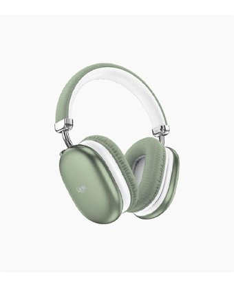 Linktech Hp5 Android & iOS Uyumlu 5.3 Silikonsuz Gürültü Önleyici Kablosuz Kulak Üstü Bluetooth Kulaklık Yeşil