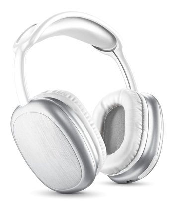 Cellular Line Music Sound Maxi 2 Android & iOS Uyumlu 5.0 Silikonsuz Kablosuz Kulak Üstü Bluetooth Kulaklık Beyaz