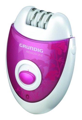 Grundig LE 7940 Genital Bölge Tüm Vücut Koltuk Altı Bacak İçin 20 Cımbızlı Tek Başlıklı Kablosuz Kuru Epilasyon Aleti Pembe