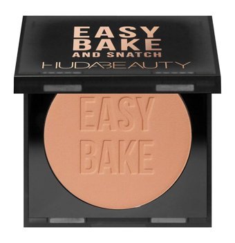 Huda Beauty Easy Bake and Snatch Peach Pie Yağsız Sabitleyici Kompakt Pudra