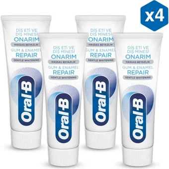 Oral-B Naneli Florürlü Diş Macunu 4x75 ml