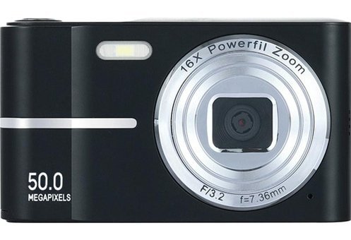 Tuomeng 50 MP Full HD Kompakt Dijital Fotoğraf Makinesi Siyah
