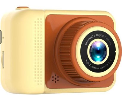 Fairy Mini Full HD 20 MP Kompakt Çocuk Dijital Fotoğraf Makinesi Sarı