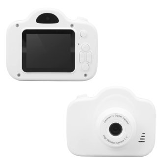 Ccylez Mini Full HD Kompakt Çocuk Dijital Fotoğraf Makinesi Beyaz