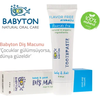 Babyton Organik Florürsüz Diş Macunu 50 gr