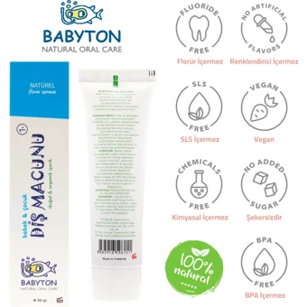 Babyton Organik Florürsüz Diş Macunu 50 gr