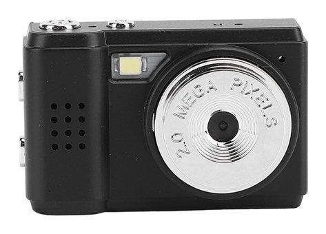 Cuifati Mini Full HD Kompakt Dijital Fotoğraf Makinesi Siyah Gümüş