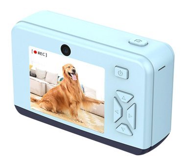 Cankypu Full HD Kopmakt Çocuk Dijital Fotoğraf Makinesi Açık Mavi
