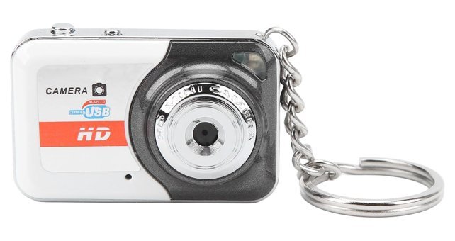 Fockety Mini Full HD Kopmakt Dijital Fotoğraf Makinesi Gümüş