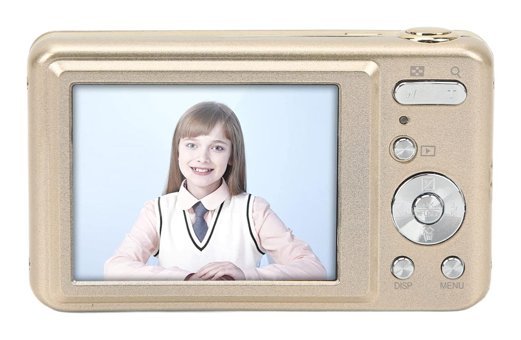 Dpofirs Mini Full HD Kopmakt Çocuk Dijital Fotoğraf Makinesi Altın