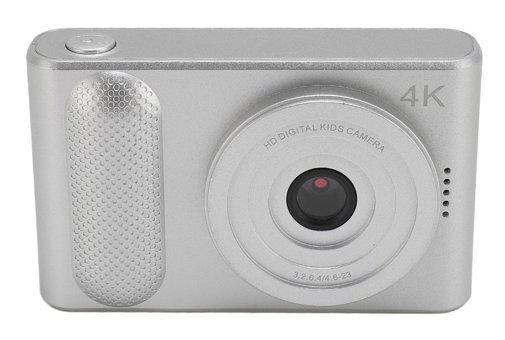 Focket Mini 4K Kopmakt Çocuk Dijital Fotoğraf Makinesi Gümüş