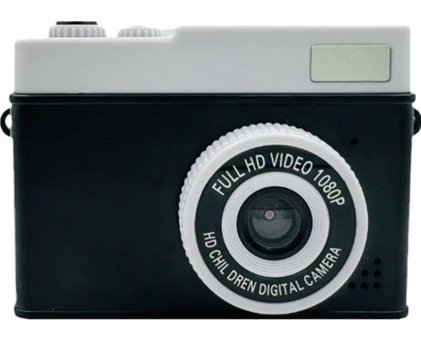 Boutiques Mini Full HD Kompakt Çocuk Dijital Fotoğraf Makinesi Siyah Gümüş