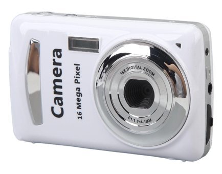 Goshyda Mini Full HD 16 MP Kompakt Çocuk Dijital Fotoğraf Makinesi Beyaz