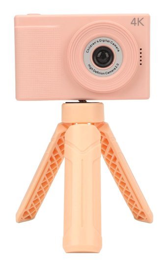 Dpofirs Mini Full HD 40MP Kompakt Çocuk Dijital Fotoğraf Makinesi Pembe