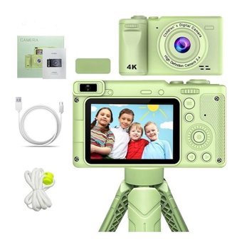 Tuomeng Full HD Kompakt Dijital Fotoğraf Makinesi 1080P Yeşil