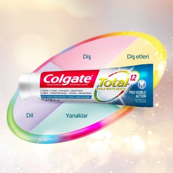 Colgate Total Profesyonel Naneli Florürlü Diş Macunu 3x75 ml
