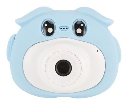 Ccylez Full HD Kopmakt Çocuk Dijital Fotoğraf Makinesi Açık Mavi