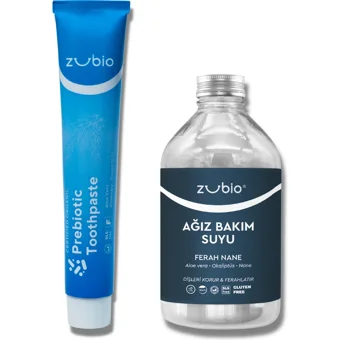 Zubio Prebiyotik Naneli Florürlü Diş Macunu 250 ml