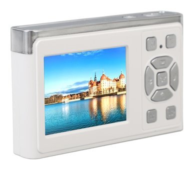 Vrupin Full HD Kopmakt Dijital Fotoğraf Makinesi Beyaz-Gri