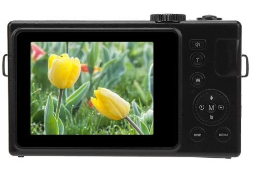 Amonıda 4K Kopmakt Çocuk Dijital Fotoğraf Makinesi Siyah