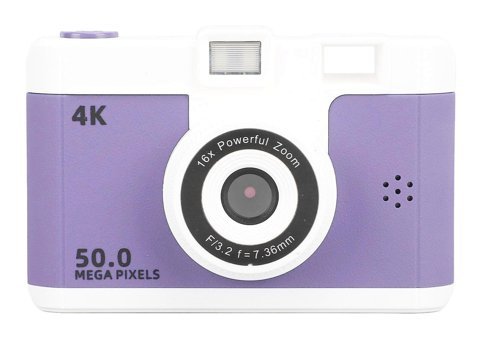 Kımıss Full HD Kopmakt Dijital Fotoğraf Makinesi Mor