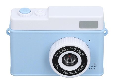 Gugxiom Full HD Kopmakt Çocuk Dijital Fotoğraf Makinesi Açık Mavi