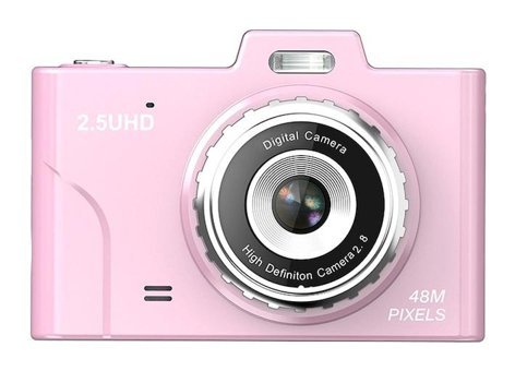 Mengtuo Yeni Öğrenci Full HD Kopmakt Dijital Fotoğraf Makinesi Pembe
