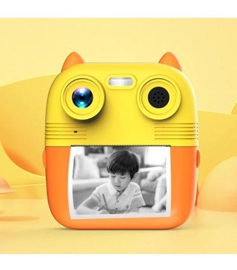 Samlanso Full HD Kopmakt Çocuk Dijital Fotoğraf Makinesi Bej