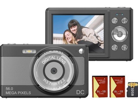 Vkemall Full HD Kopmakt Dijital Fotoğraf Makinesi Siyah
