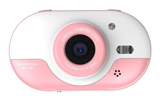 Tuomeng Full HD Kopmakt Çocuk Dijital Fotoğraf Makinesi Beyaz - Pembe