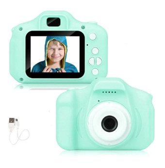 Teknomilla Mini Full HD Kopmakt Çocuk Dijital Fotoğraf Makinesi Yeşil
