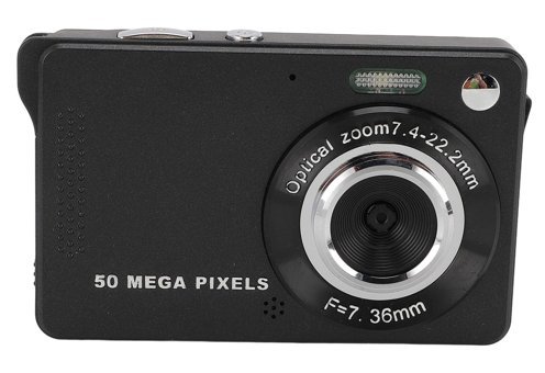 Tonysa Full HD 50 MP Kompakt Dijital Fotoğraf Makinesi Siyah