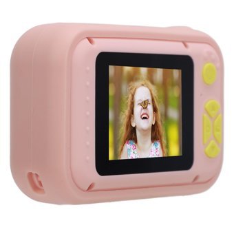 Kımıss Full HD Kopmakt Çocuk Dijital Fotoğraf Makinesi Pembe