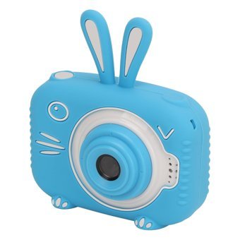 Broleo Tavşan Full HD Kopmakt Çocuk Dijital Fotoğraf Makinesi Mavi